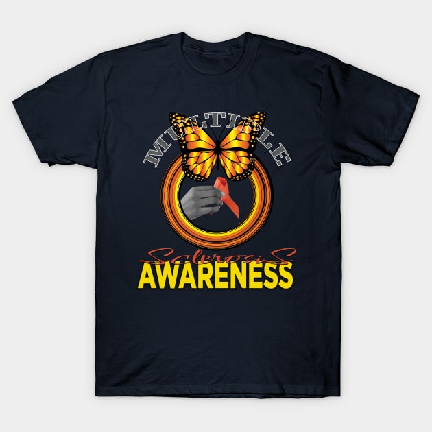 Multiple Sclerosis Awareness T-Shirt by TeeText